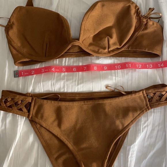 Brown 3 pc swimset - Picture 4 of 4